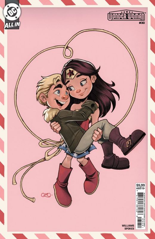 WONDER WOMAN #30 CVR E CHRISSIE ZULLO VALENTINES DAY CSV DC COMICS (18th February 2026)