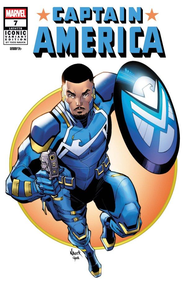 CAPTAIN AMERICA #7 CVR B TODD NAUCK ICONIC VAR MARVEL COMICS (18th February 2026)