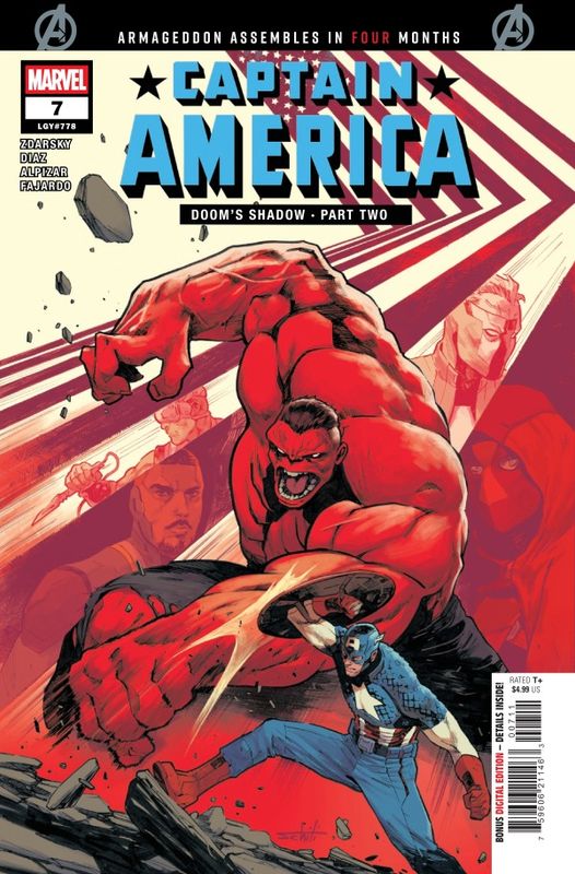 CAPTAIN AMERICA #7 CVR A VALERIO SCHITI MARVEL COMICS (18th February 2026)