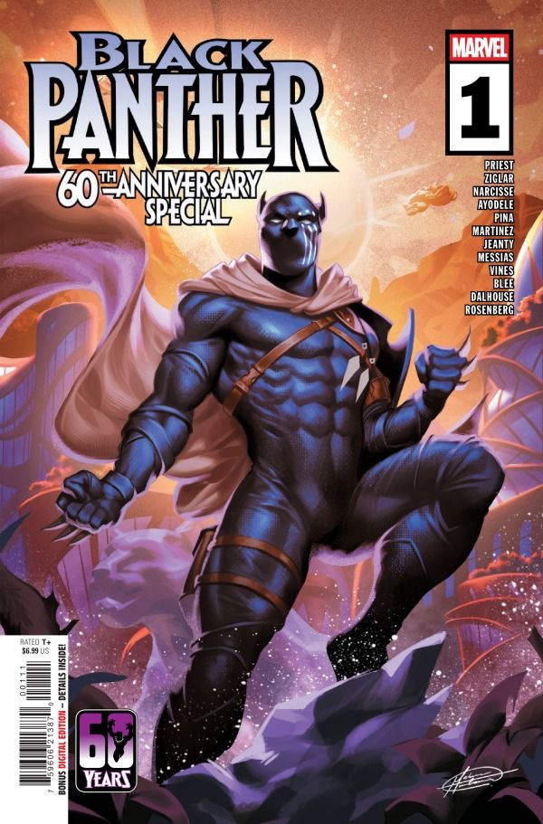 BLACK PANTHER 60TH ANNIVERSARY SPECIAL #1 CVR A MANHANINI MARVEL COMICS (18th February 2026)