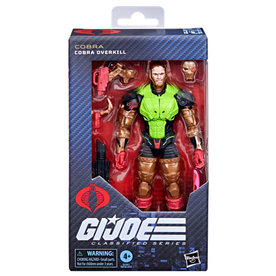 ***PRE ORDER*** G.I. Joe Classified Series #201 Cobra Overkill Action Figure