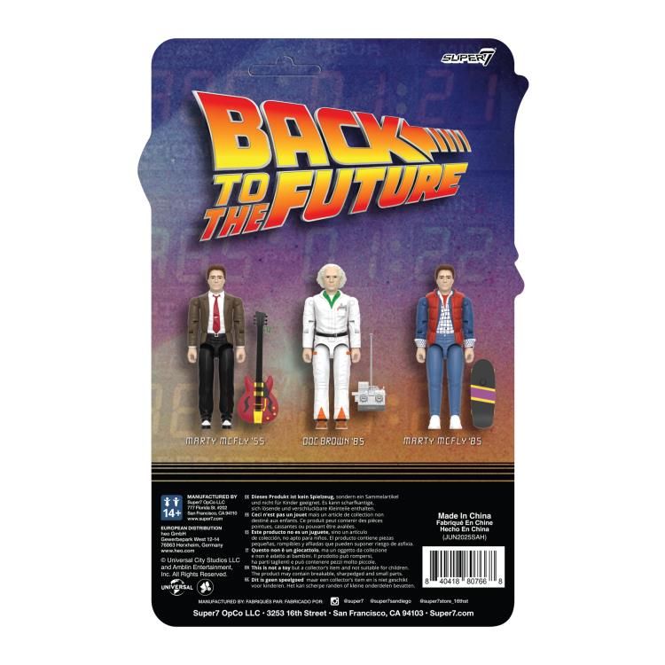**PRE ORDER** Super7 Back To The Future ReAction+ Wave 1 Doc Brown (1985)