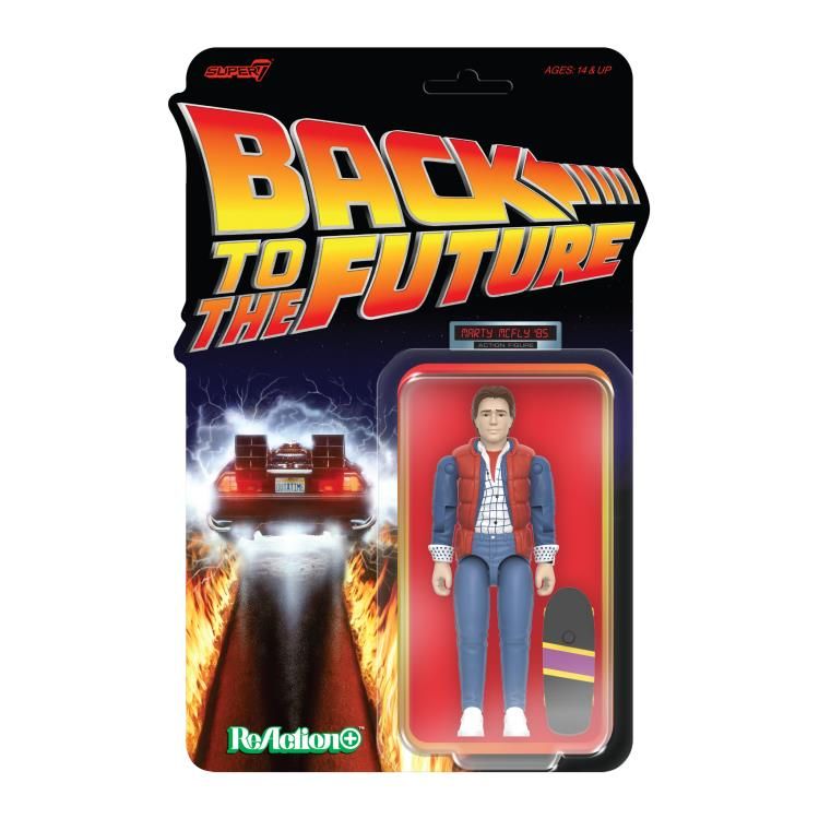 **PRE ORDER** Super7 Back To The Future ReAction+ Wave 1 Marty McFly (1985)
