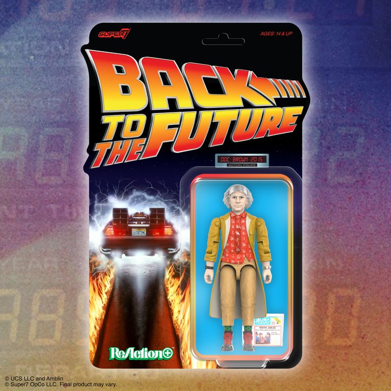 **PRE ORDER** Super7 Back To The Future ReAction+ Wave 2 Doc Brown (2015)