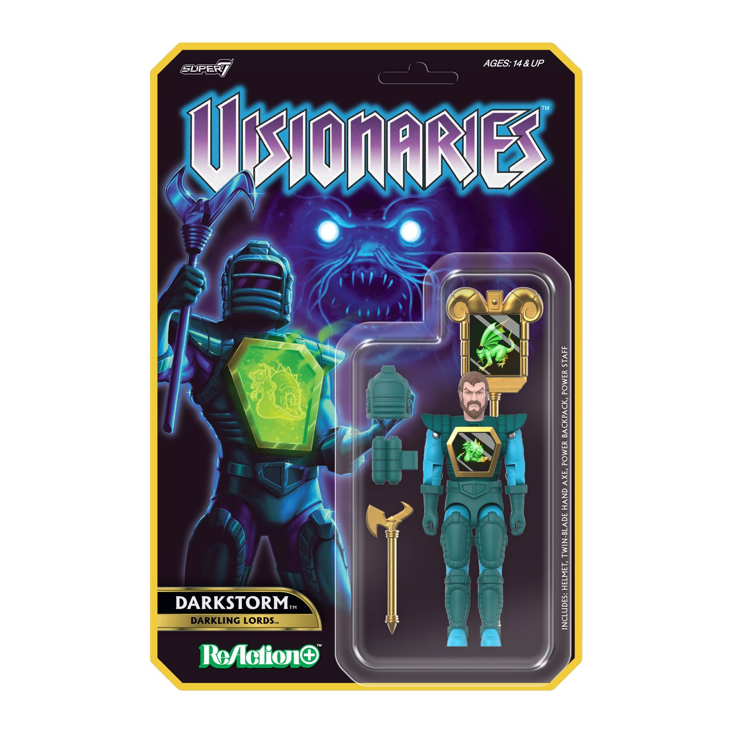 **PRE ORDER** Super7 Visionaries ReAction+ Wave 1 Darkstorm **PRE ORDER** Super7 Visionaries ReAction+ Wave 1 Darkstorm