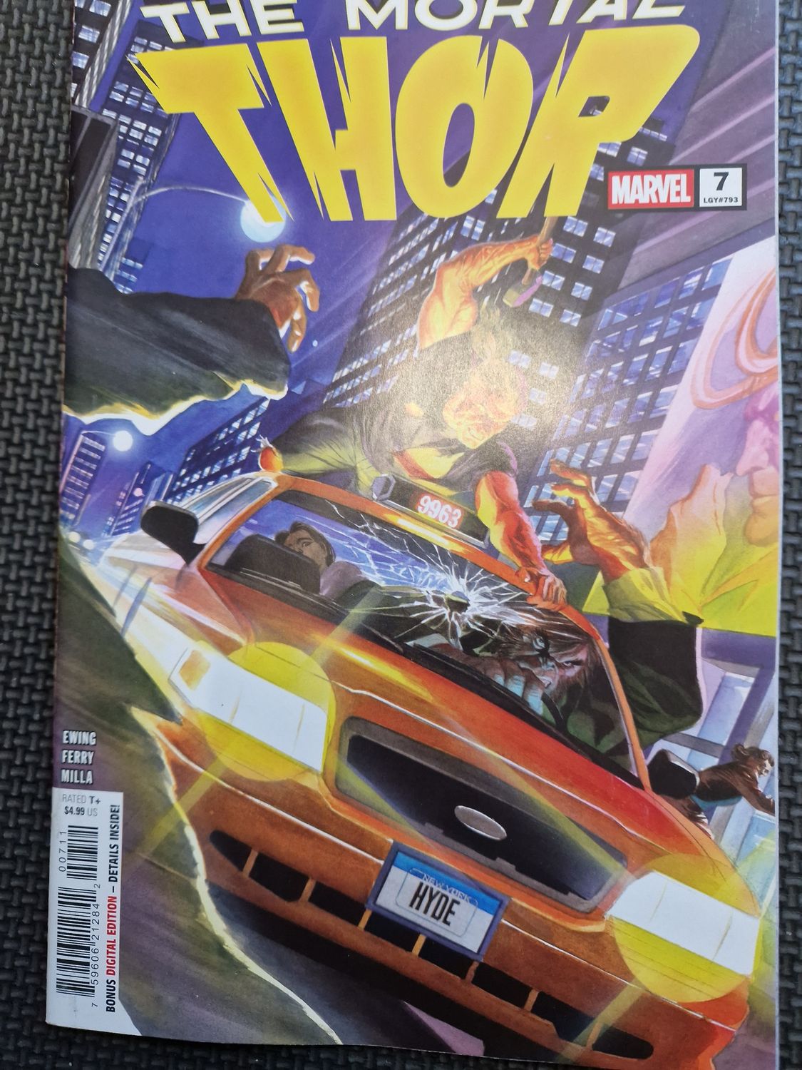 THOR #7 CVR A ALEX ROSS MARVEL COMICS (25th February 2026)