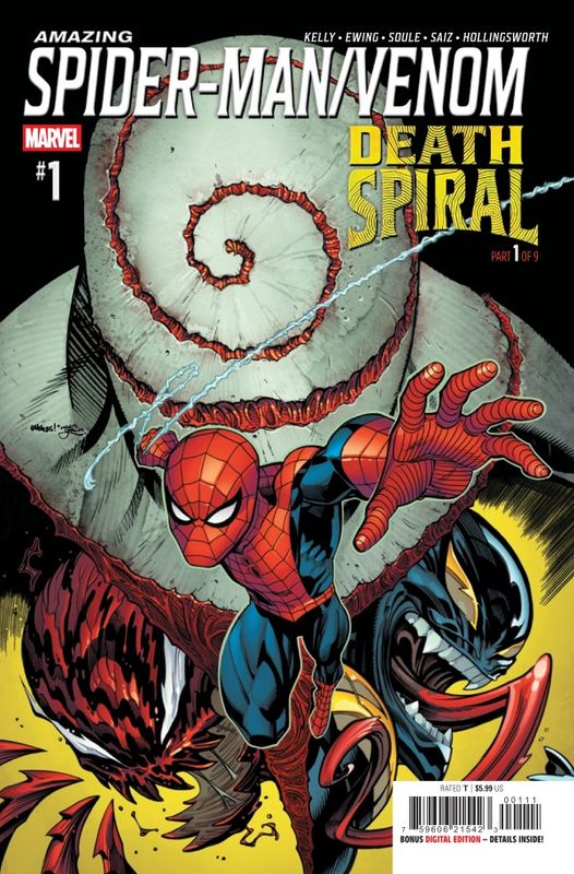 AMAZING SPIDER-MAN VENOM DEATH SPIRAL #1 CVR A MCGUINNES MARVEL COMICS (25th February 2026)