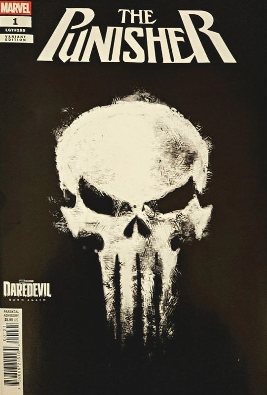 PUNISHER #1 CVR B MARVEL TELEVISION LOGO VAR MARVEL COMICS (25th February 2026)