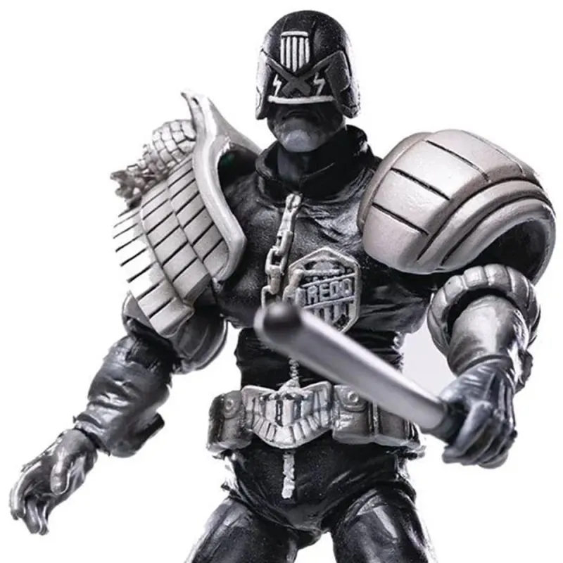 **PRE ORDER** HIYA TOYS: Judge Dredd Black and White Exquisite Mini Series 1:18 Scale Action Figure
