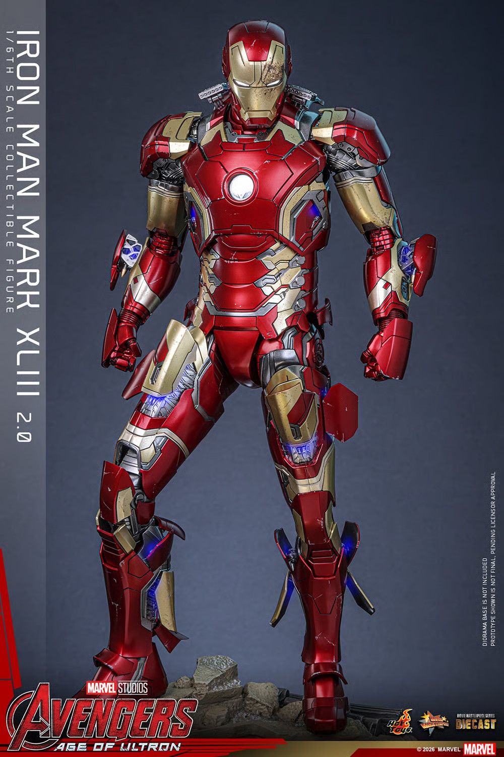PRE ORDER*** Hot Toys Iron Man Mark XLIII (2.0) 1/6th Scale
