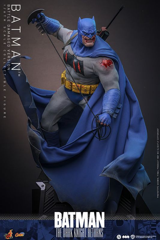 ***PRE ORDER*** Hot Toys 1/6 The Dark Knight Returns Batman Battle Damaged ***PRE ORDER*** Hot Toys 1/6 The Dark Knight Returns Batman Battle Damaged