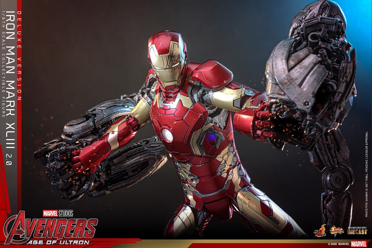 PRE ORDER*** Hot Toys Iron Man Mark XLIII (2.0) Deluxe Version 1