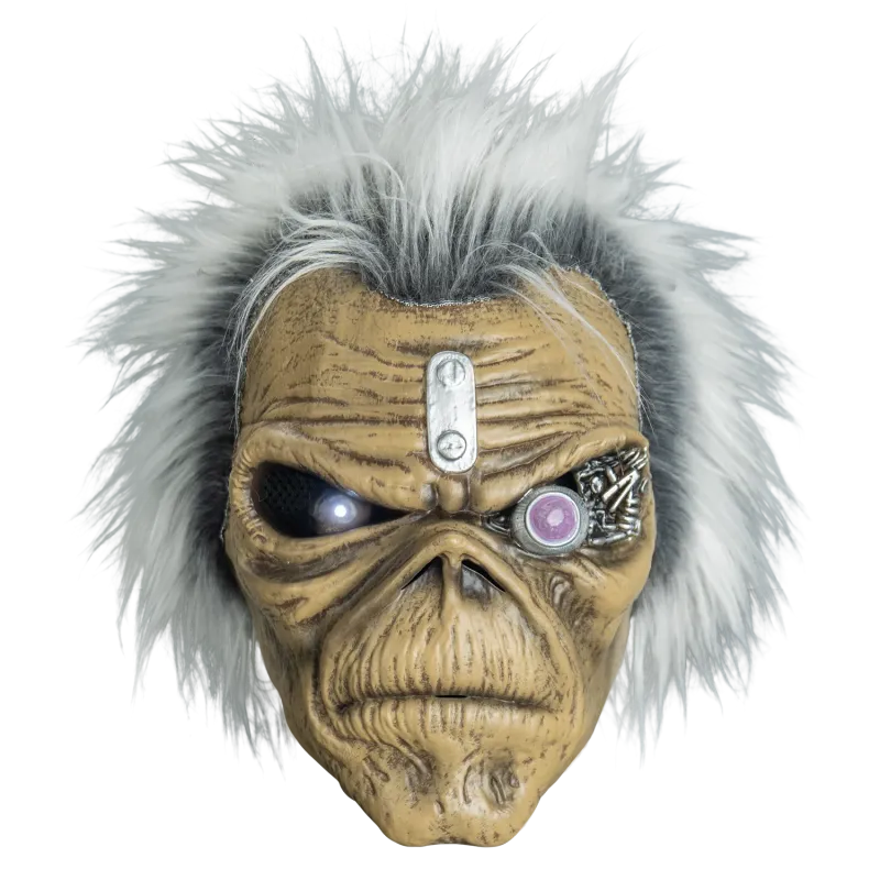 ***PRE ORDER*** TRICK OR TREAT STUDIOS Iron Maiden Clairvoyant Deluxe Injection Mask With Light Up Eye