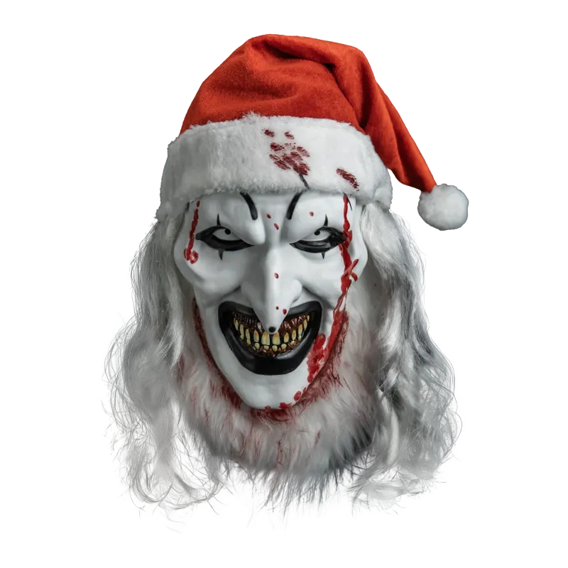 ***PRE ORDER*** TRICK OR TREAT STUDIOS Terrifier 3 Santa Art the Clown Deluxe Injection Mask