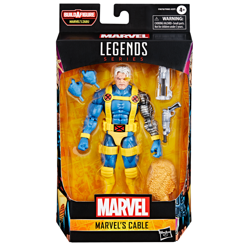 Marvel Legends 6 Marvel Legends 6" Comics Wave Cable Action Figure (ZABU BAF)