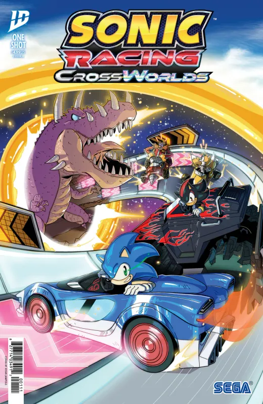 SONIC THE HEDGEHOG SONIC RACING CROSSWORLDS CVR A JAMPOLE IDW COMICS (4th March 2026)