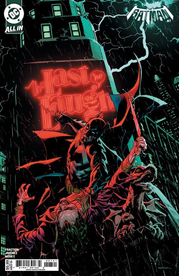 BATMAN #7 CVR D RYAN SOOK CSV DC COMICS (4th March 2026)