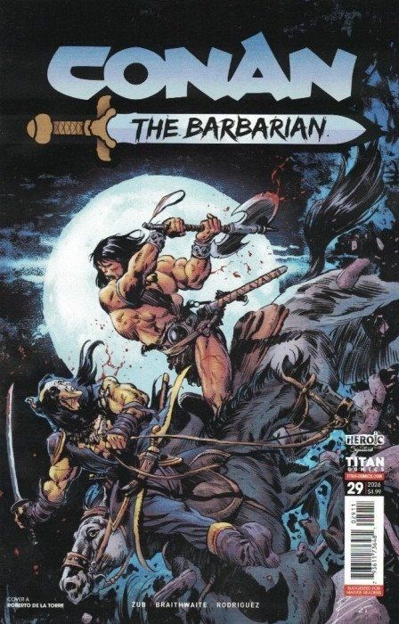 CONAN THE BARBARIAN #29 CVR A ROBERTO DE LA TORRE VAR TITAN COMICS (4th March 2026)
