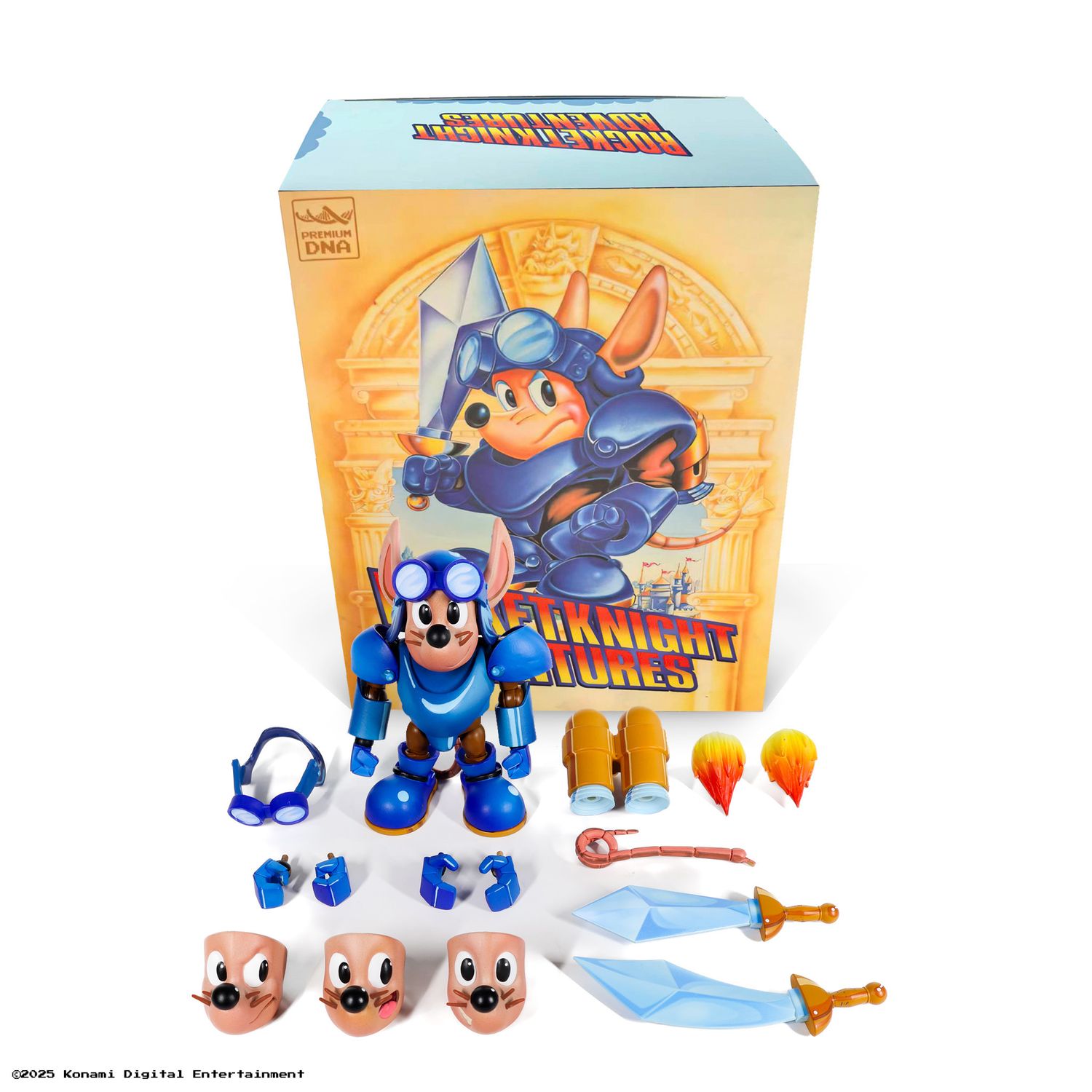 PREMIUM DNA Rocket Knight Adventures - 1/12 Scale Sparkster Signature Series Action Figure PREMIUM DNA Rocket Knight Adventures - 1/12 Scale Sparkster Signature Series Action Figure