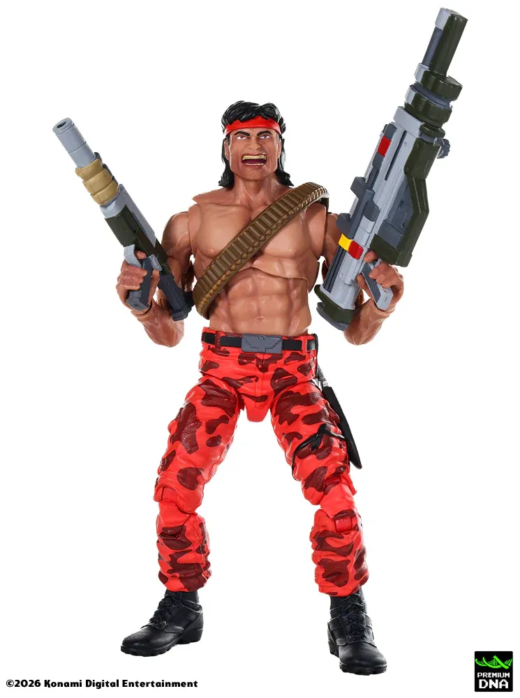 **PRE ORDER** PREMIUM DNA Contra (NES) Lance Bean MAXIMUM PAYLOAD 1/12 Scale Signature Series Action Figure Set