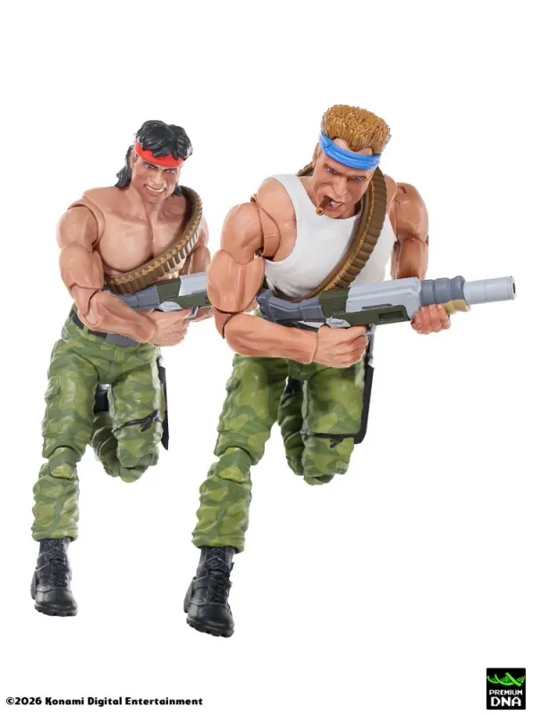 **PRE ORDER** PREMIUM DNA Contra (NES) Bill Rizer + Lance Bean MAXIMUM PAYLOAD 1/12 Scale Signature Series Action Figure Set (LIMITED EDITION 1/750) **PRE ORDER** PREMIUM DNA Contra (NES) Bill Rizer + Lance Bean MAXIMUM PAYLOAD 1/12 Scale Signature Series Action Figure Set (LIMITED EDITION 1/750)