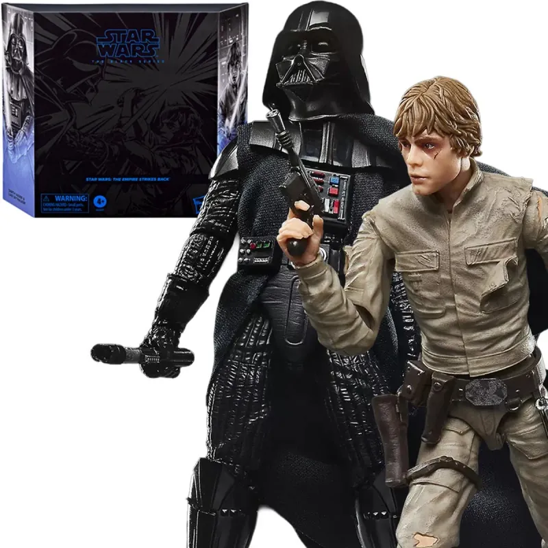 Star Wars Black Series - The Empire Strikes Back Darth Vader & Luke Skywalker 6-Inch Action Figures Star Wars Black Series - The Empire Strikes Back Darth Vader & Luke Skywalker 6-Inch Action Figures