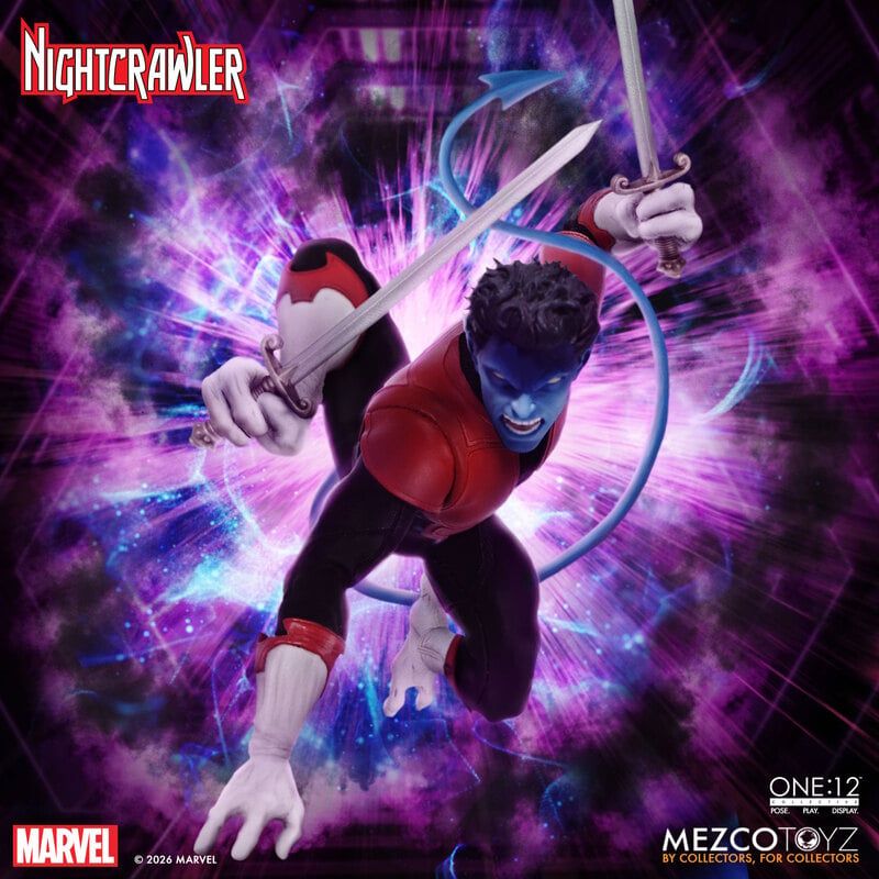 **PRE ORDER** MEZCO ONE:12 COLLECTIVE Marvel's X Men: Nightcrawler