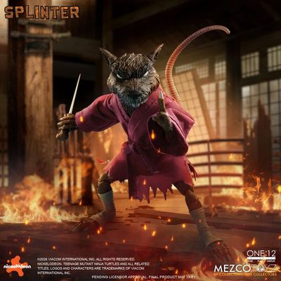 ***PRE ORDER*** MEZCO ONE:12 COLLECTIVE TMNT Master Splinter (Teenage Mutant Ninja Turtles)