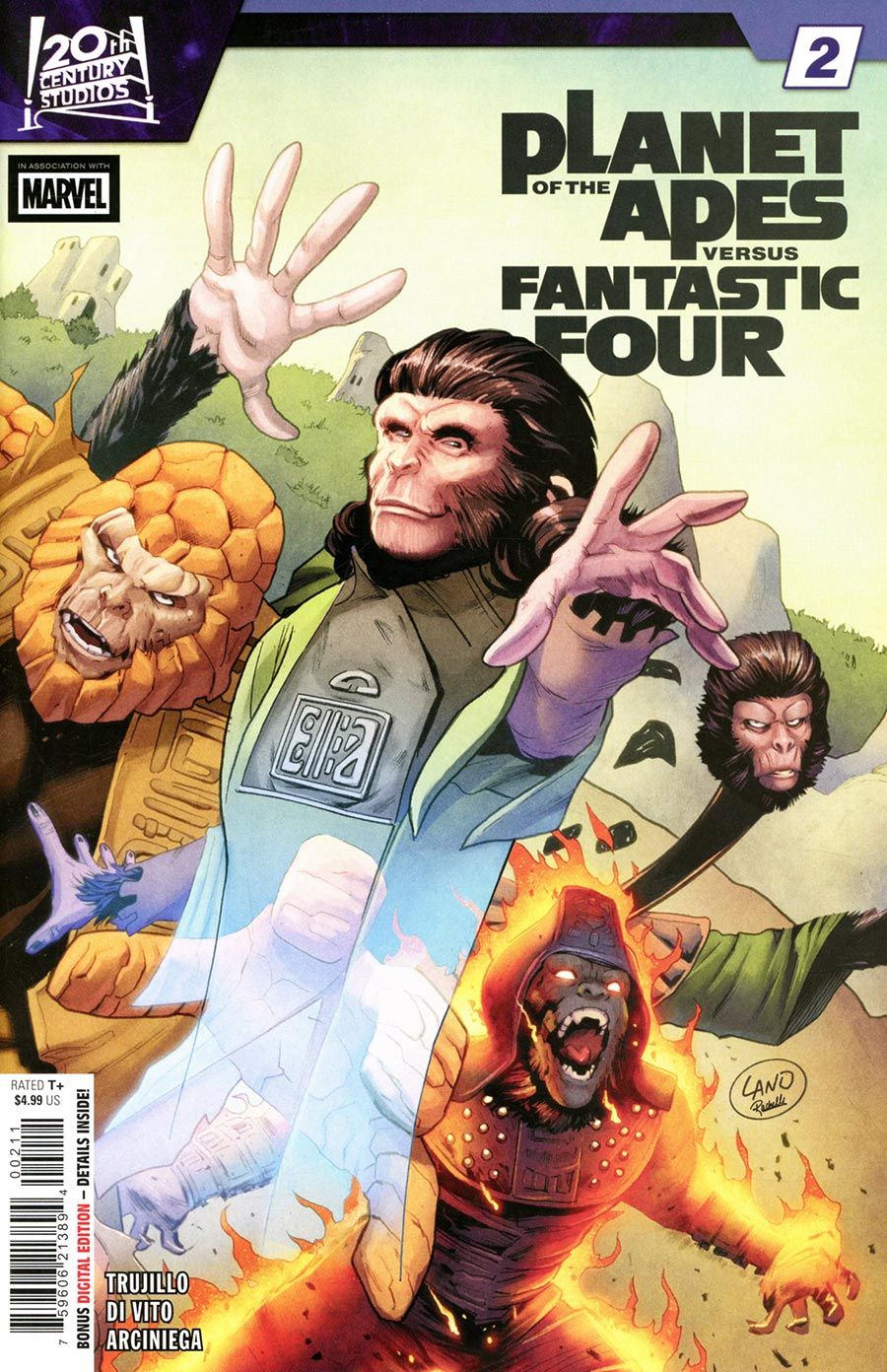 POTA VS FANTASTIC FOUR #2 CVR A GREG LAND MARVEL COMICS (11th March 2026)