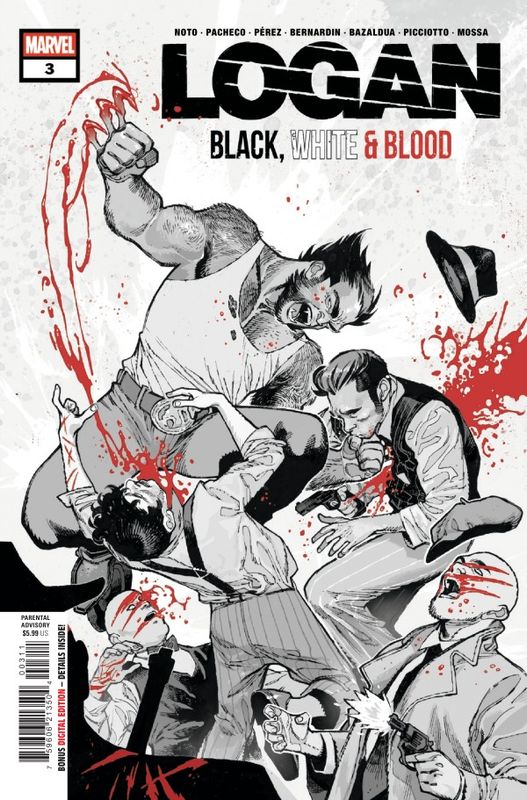 LOGAN BLACK WHITE & BLOOD #3 CVR A SARA PICHELLI MARVEL COMICS (11th March 2026)