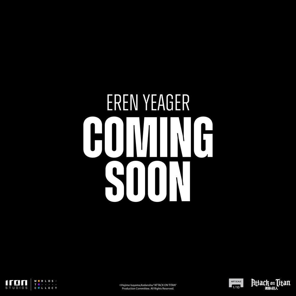 ***PRE-ORDER*** Iron Studios Attack on Titan Art Scale Statue 1/10 Eren Yeager ***PRE-ORDER*** Iron Studios Attack on Titan Art Scale Statue 1/10 Eren Yeager