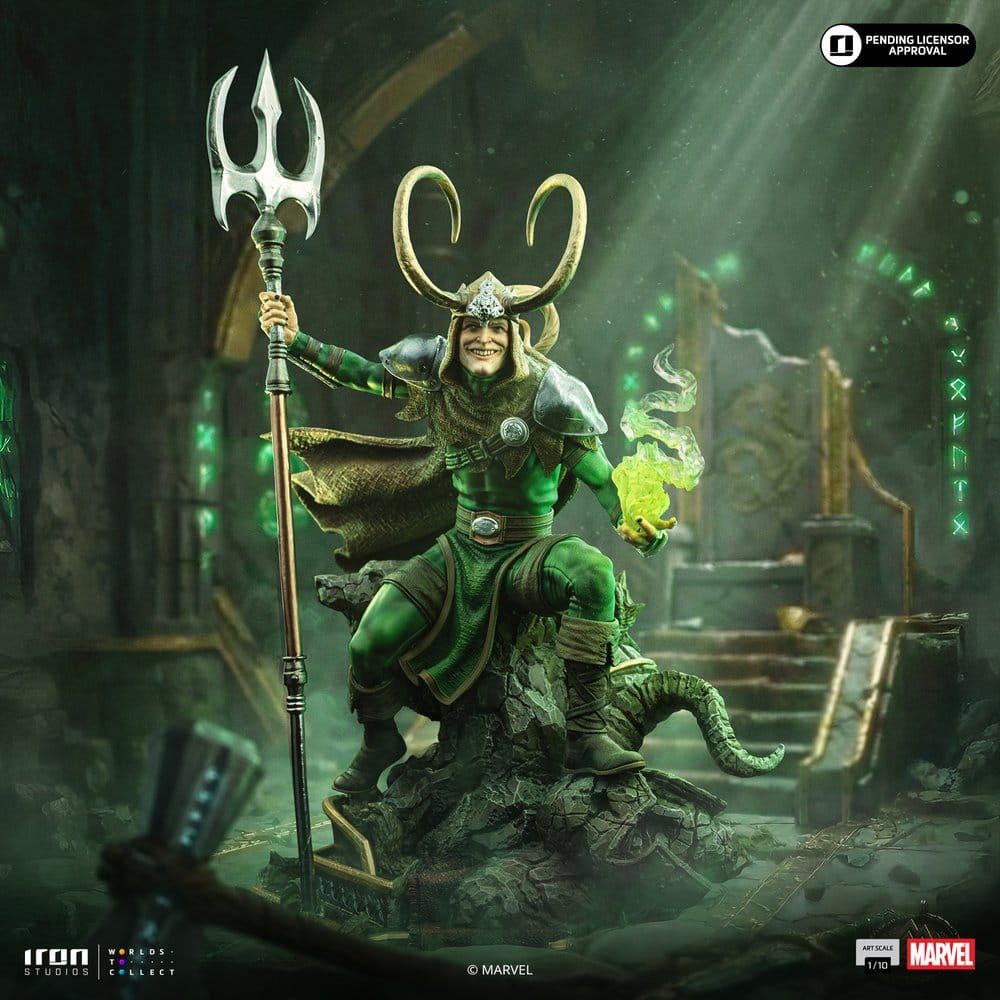 ***PRE-ORDER*** Iron Studios Marvel Comics Art Scale Statue 1/10 -28 cm - Loki Laufeyson ***PRE-ORDER*** Iron Studios Marvel Comics Art Scale Statue 1/10 -28 cm - Loki Laufeyson
