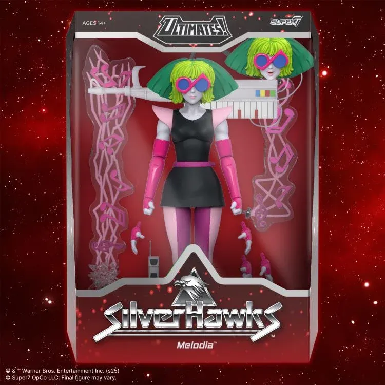 Super7 SilverHawks Ultimates WAVE 7 MELODIA (TOON VERSION)