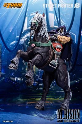 **PRE ORDER** STORM COLLECTIBLES Street Fighter 6 M. Bison (Vega) with Rocinante 1/12 Scale Action Figure Set