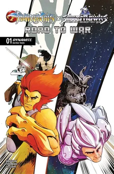 THUNDERCATS X SILVERHAWKS ROAD TO WAR OS CVR A PIRIZ DYNAMITE COMICS (18th March 2026)