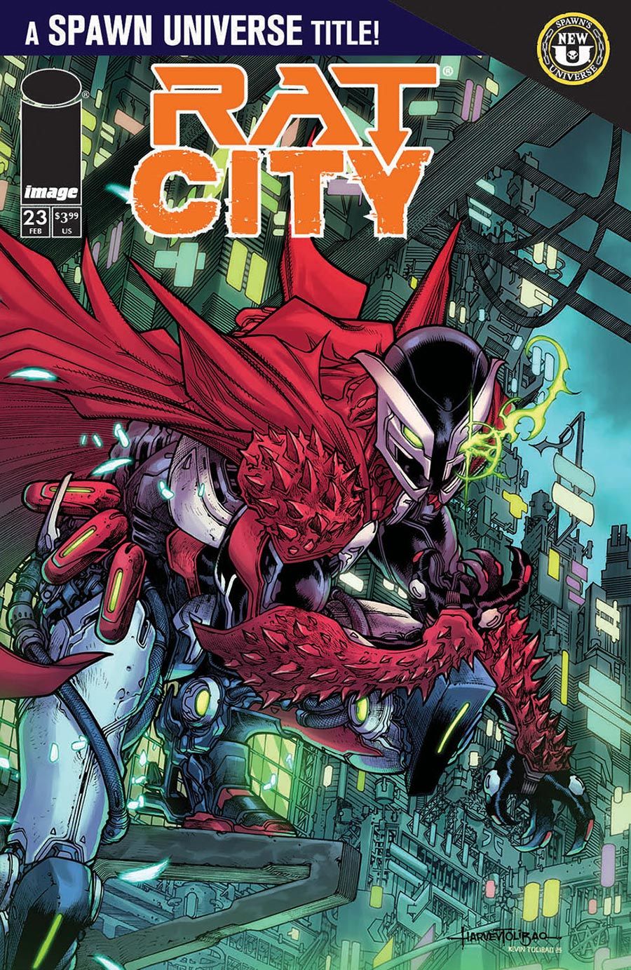 SPAWN RAT CITY #23 CVR A HARVEY TOLIBAO IMAGE COMICS (18th March 2026)