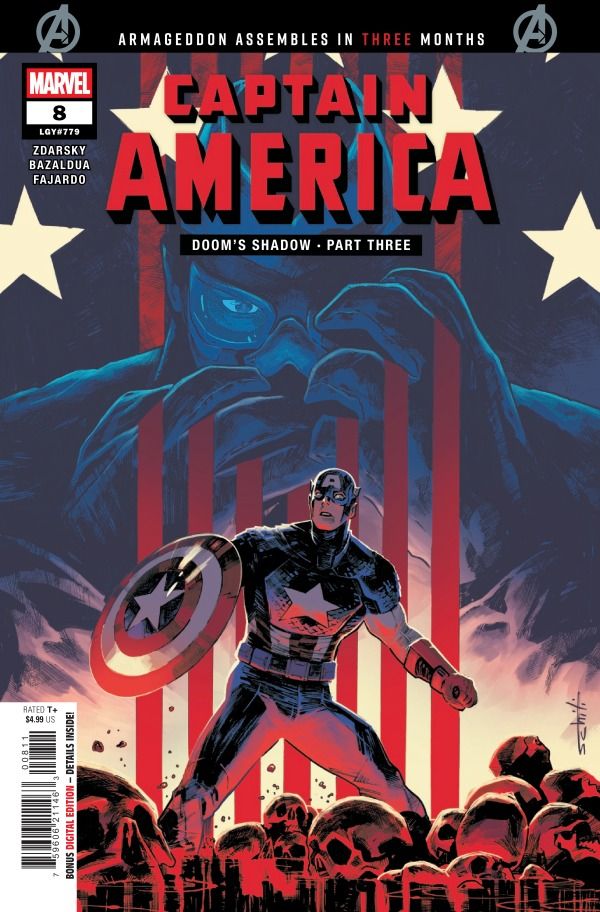 CAPTAIN AMERICA #8 CVR A VALERIO SCHITI MARVEL COMICS (18th March 2026) CAPTAIN AMERICA #8 CVR A VALERIO SCHITI MARVEL COMICS (18th March 2026)