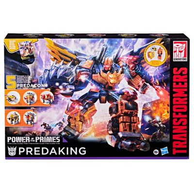 Transformers Power of the Primes Titan Class Predaking Combiner Action Figure Set