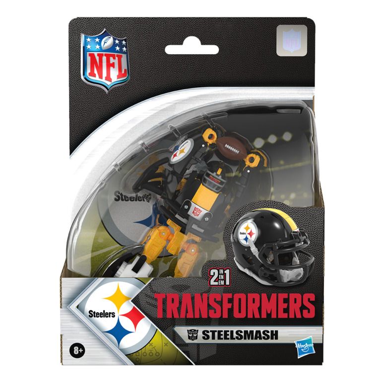 Transformers NFL Pittsburgh Steelers Steelsmash Action Figure