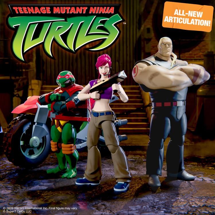 **PRE ORDER** Super7 TMNT Wave 14 Ultimates SET OF 3 ACTION FIGURES PLUS VEHICLE(Teenage Mutant Ninja Turtles) 2003