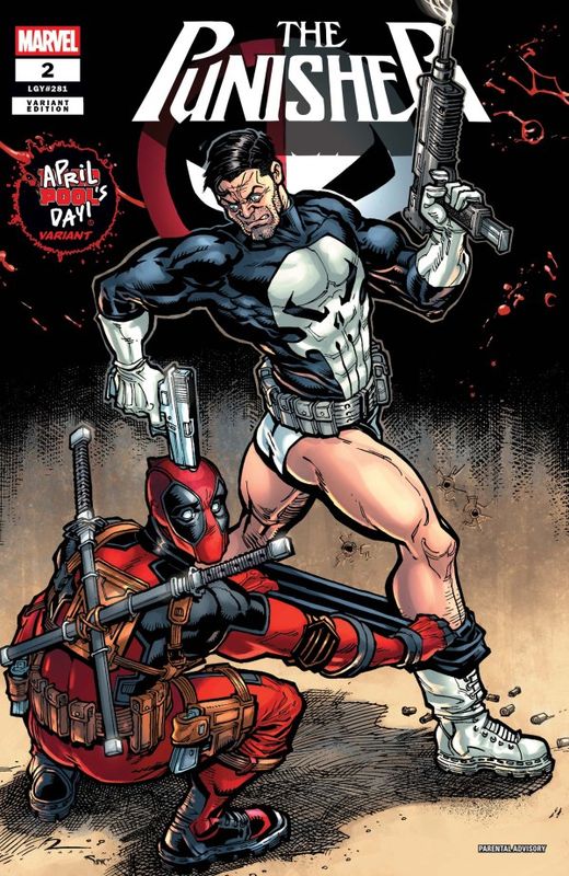 PUNISHER #2 CVR F CHAD HARDIN APRIL POOL'S DAY VAR MARVEL COMICS (25th March 2026)