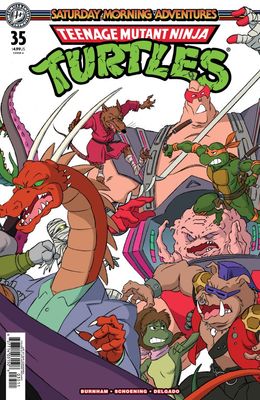 TMNT SATURDAY MORNING ADVENTURES #35 CVR A IDW COMICS (25th March 2026)