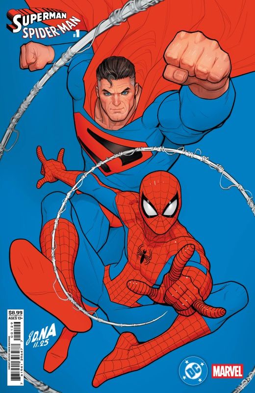 DC MARVEL SUPERMAN SPIDER-MAN #1 OS CVR Q NAKAYAMA DC COMICS (25th March 2026)