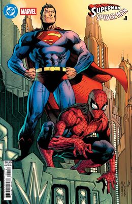 DC MARVEL SUPERMAN SPIDER-MAN #1 OS CVR B JIM LEE DC COMICS (25th March 2026) DC MARVEL SUPERMAN SPIDER-MAN #1 OS CVR B JIM LEE DC COMICS (25th March 2026)