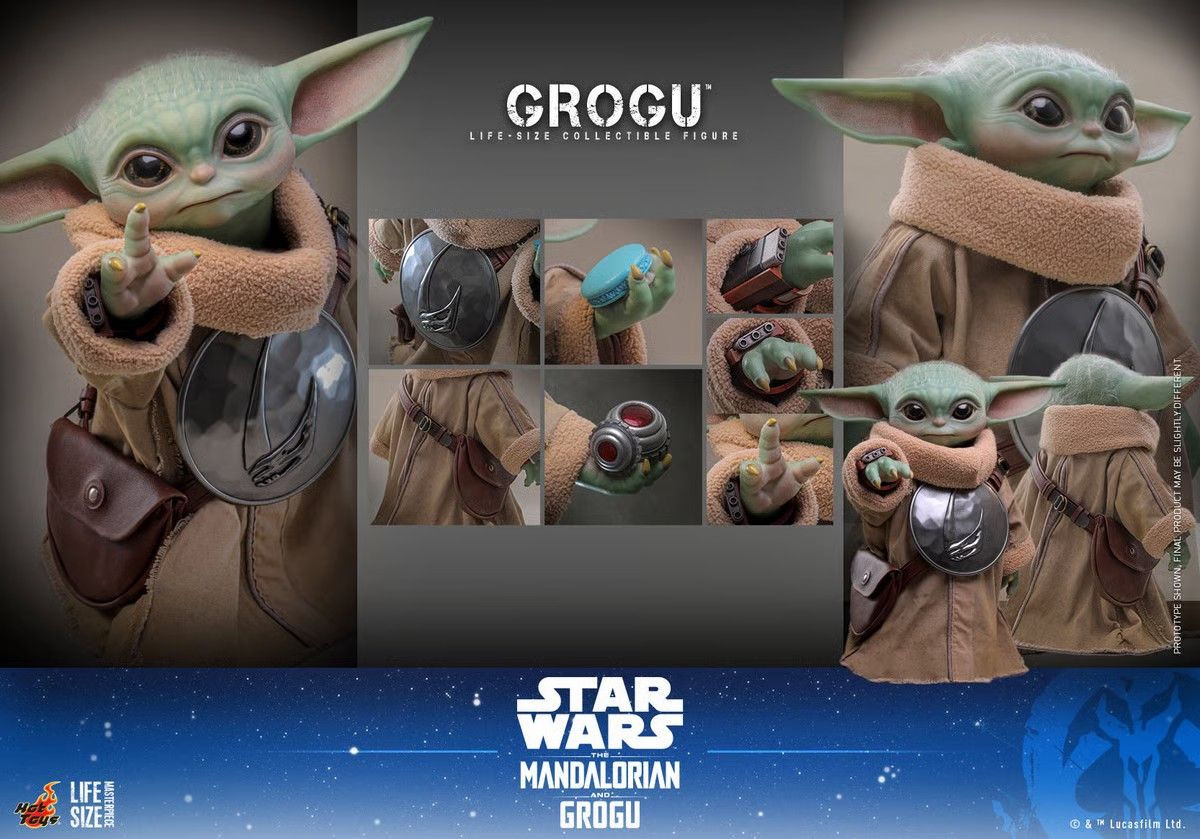 PRE ORDER*** Hot Toys The Mandalorian and Grogu Life-Size Grogu