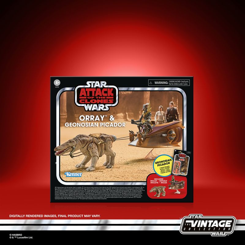 **PRE ORDER** Star Wars The Vintage Collection 3.75 Inch Attack of the Clones Orray & Geonosian Picador Action Figure Set **PRE ORDER** Star Wars The Vintage Collection 3.75 Inch Attack of the Clones Orray & Geonosian Picador Action Figure Set