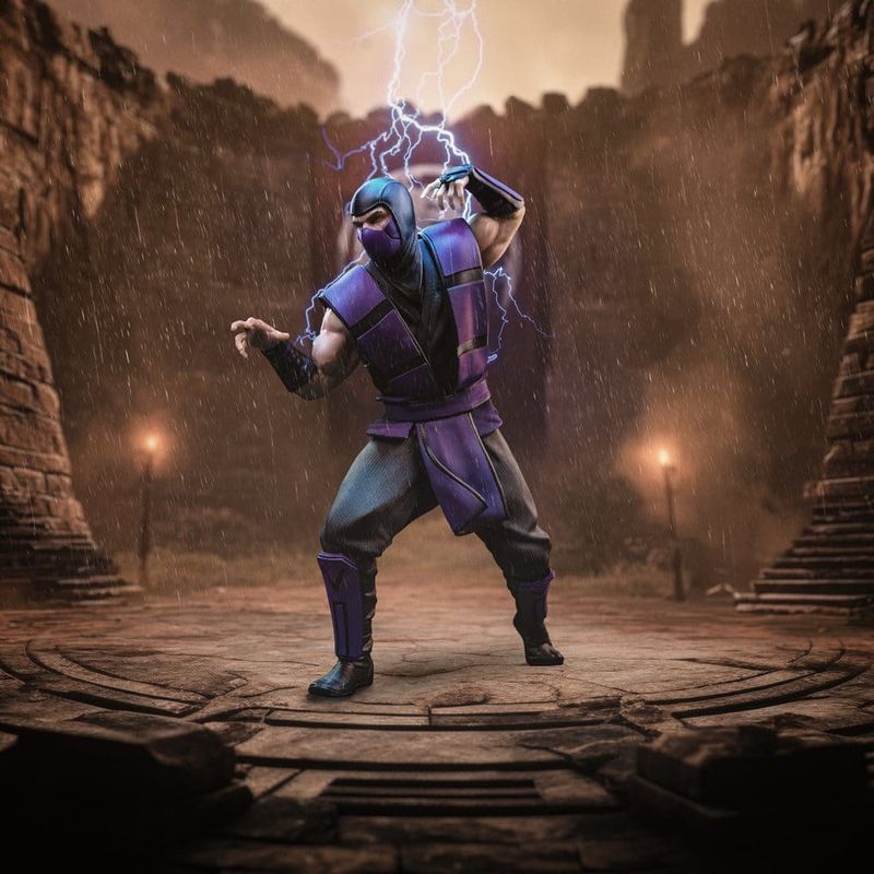 ***PRE-ORDER*** Iron Studios Mortal Kombat Art 1/10 Scale Statue Rain ***PRE-ORDER*** Iron Studios Mortal Kombat Art 1/10 Scale Statue Rain