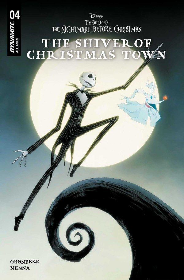 NIGHTMARE BEFORE XMAS THE SHIVER OF CHRISTMAS TOWN #4 CVR A JAE LEE DYNAMITE COMICS (1st April 2026)