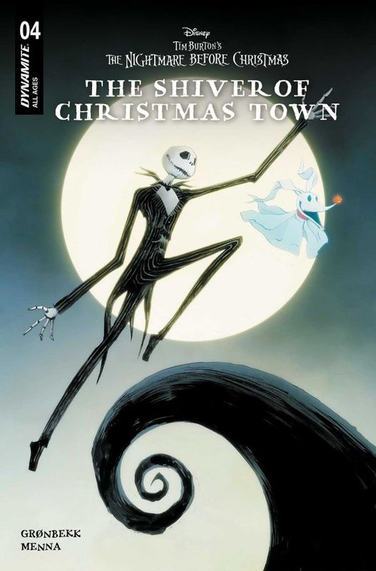 NIGHTMARE BEFORE XMAS THE SHIVER OF CHRISTMAS TOWN #4 CVR A JAE LEE DYNAMITE COMICS (1st April 2026)