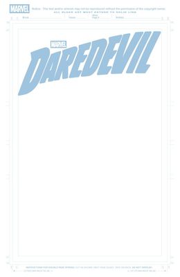 DAREDEVIL #1 CVR G BLANK COVER VAR MARVEL COMICS (1st April 2026)